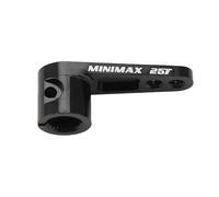 Ujjdwiurgh Cnc Aluminum 25T Servo Horn Steering Arms for TRX4 RC Crawler Truck,Black