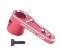 Ujjdwiurgh Cnc Aluminum 25T Servo Horn Steering Arms for TRX4 RC Crawler Truck,Red