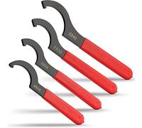 Ujjdwiurgh Coilover Wrench Spanner, 4PCS Non-Slip Spanner Wrench Set, Professional Universal Rubber Handle Wrench Spanner Tool