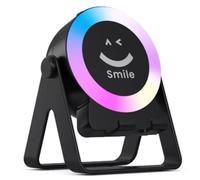 Ujjdwiurgh Colorful Light Sensing Bluetooth Speaker, Desktop Phone Holder, Mini Bluetooth Speaker, Small Size, Subwoofer