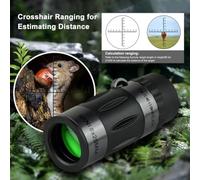Ujjdwiurgh Compact 8x20 Monocular Telescope - Portable High-Definition Scope Ideal for Hiking Camping Wildlife Observation Concerts