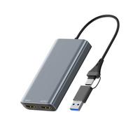 Ujjdwiurgh -Compatible HDTV Video Capture Card USB Type-C 4k 60HZ Loop-Out Video Grabber Box for PC Computer Camera Live Gaming