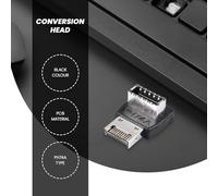 Ujjdwiurgh Computer Motherboard Type-E USB 3.1 Type-E Interface 90 Degree Steering Elbow Front Type-C Installed Adapter(PH74A)