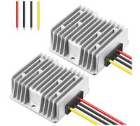 Ujjdwiurgh Converter Golf Cart Buck, 10A 120W DC to DC12 Volt Voltage Regulator Car Audio Universal Power Stabilizer, 2PCS Easy to Use