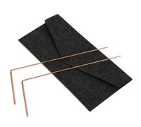 Ujjdwiurgh Copper for Finding Water Dowsing Rods, 2Pcs Copper Spiritual, Dowsing Rods Divining Rods for Detecting Gold