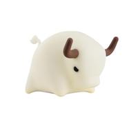 Ujjdwiurgh Cow Night Lamp Soft Silicone LED Light Rechargeable Cute Animal Night Light with USB Cable for Room Bedroom Decor