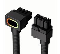 Ujjdwiurgh CPU One-Line Connection Cable Extension AIJS 8Pin CPU Extension Cable ARGB Computer Power Extension Cable