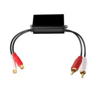 Ujjdwiurgh Current Noise Audio Isolator Common Ground Isolation Filter Audio Isolator Stereo Isolator