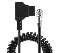 Ujjdwiurgh D-Tap to BMPCC 4K 2 Pin Locking Power Cable for Pocket Cinema Camera 4K for V Mount Battery