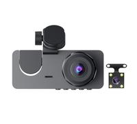 Ujjdwiurgh Dash Camera 1080P HD Car Camera Front Rear, Night Vision, 170°Wide Angle, Loop Recording
