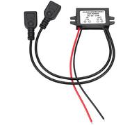 Ujjdwiurgh DC Converter 12V to 5V 3A Double 2 USB to Auto Power Regulator Voltage