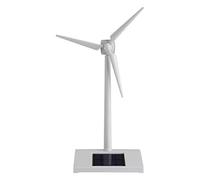 Ujjdwiurgh Desktop Decor Craft Solar Windmill Powered Wind Mill Model Kids Education Wind Power Generation Photovoltaic Model