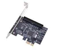 Ujjdwiurgh Desktop E Card to 2 Port Card E to IDE Expansion Card 3.5 Inch IDE Card Expansion Card