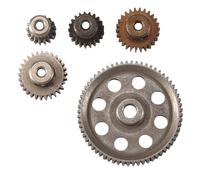Ujjdwiurgh Differential Main Metal Spur Gear 64T 17T 21T 26T 29T Motor Gear RC Car Part for 1/10 RC Car Truck 94111