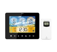 Ujjdwiurgh Digital Alarm Clock,HD Color Display Clocks for Bedrooms with Indoor Temperature and Humidity,for Home Office