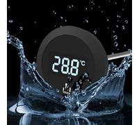 Ujjdwiurgh Digital Touch Screen Thermometer IP65 Waterproof Thermometer with Stainless Steel Probe for Coffee Milk Jug