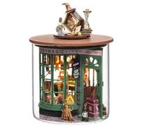 Ujjdwiurgh DIY 3D Puzzle Miniature House Kit Miniature Model Kits - Wooden Dollhouse- for Collectors, DIY Cabin