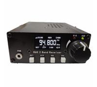 Ujjdwiurgh DIY Aviation Radio R60 FM 88-108MHz Air Band 118-136MHz Receiver R60 Receiver R60 2 Band Receiver Aviation Radio PLL Secondary Frequency Conversion +Case