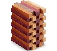 Ujjdwiurgh DIY Crafts for Making Pen Blanks Turning Supplies 10 Pcs Exotic+ Wood Turning Kits for Woodcarving Projects A