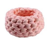 Ujjdwiurgh DIY Hand-Woven, Cotton-Filled Thick Yarn Pet Bed for All Seasons, Perfect for Cats & Dogs
