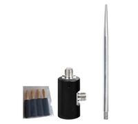 Ujjdwiurgh DIY Portable Aluminum Alloy Vehicle Shortwave Antenna Base Enhanced Signal Reception for Outdoor Installation DIY Portable Aluminum Alloy Vehicle Shortwave Antenna Base