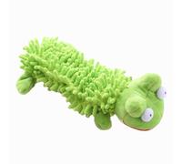 Ujjdwiurgh Dog Chew Training Plush Toy Chewing Teeth Grinding Training Plaything Squeaking Interactive Mops Lint Puppy Toy E