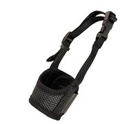 Ujjdwiurgh Dog Muzzle, Prevent Biting, Barking and Chewing Adjustable Breathable Mesh Soft Fabric Dog Muzzle Allows Panting 18-24cm