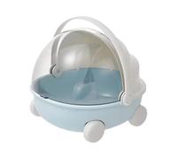 Ujjdwiurgh Doll Storage Cradle - Exclusive Cotton Sleep Module, Perfect for Doll Display and Storage,Toy Sundries Storage Box Blue