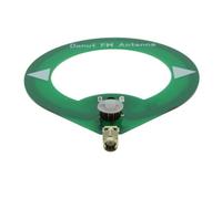 Ujjdwiurgh Donut FM Antenna 75M-135MHz FM Antenna SMA Male Interface Mini Loop Antenna