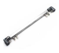 Ujjdwiurgh Double Kick Drum Pedal Drive Shaft Steel Drum Pedal Linkage Connector Arm,Silver Easy Install