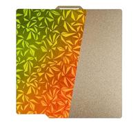 Ujjdwiurgh Double-Sided Smooth Chameleon+Textured Build Plate 257x257mm,Flexible Spring Steel Build Plate Removable Platform