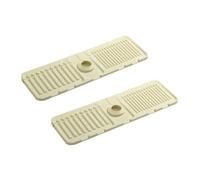 Ujjdwiurgh Drain Mat Kitchen Faucet Mat Sink Splash-Proof Non-Slip Mat Cuttable Drainage Mat Pool Storage Mat As Shown