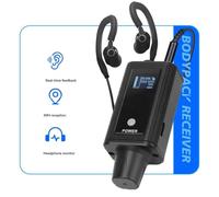 Ujjdwiurgh DS100 Wireless Digital Signal Transmission UHF Monitoring System Portable Rechargeable Design