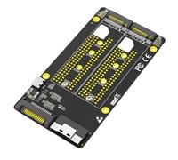 Ujjdwiurgh Dual 2X M.2 NVME SSD to SFF-8654 8X Adapter (PCIe Bifurcation Motherboard is Required)