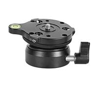 Ujjdwiurgh DY-60N Tripod Head Leveling Base Adjusting Plate with Bubble Level for DSLR Camera