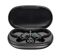 Ujjdwiurgh Earhook Bluetooth Headset Earhook Translation Bluetooth Headset Sports Noise Reduction 138 Languages AI Translation Headset Black