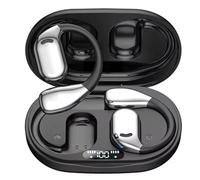 Ujjdwiurgh Earphone for Travel for Business Learning Compatible Translating Earbuds-Two-Way Real- Support Touch Control Functions