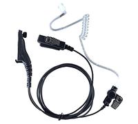 Ujjdwiurgh Earpiece Acoustic Tube Radio Ear Piece Two Way Headset with Mic for APX6000 APX4000 APX7000