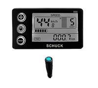 Ujjdwiurgh Ebike S866 LCD Display Meter Electric Bicycle 24V 36V 48V Control Panel with Waterproof Plug for BBS01 BBS02