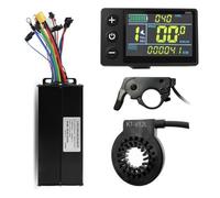 Ujjdwiurgh Ebike Sinawave Three-Mode Controller 36V/48V/52V 40A with 24V-48V LCD DIsplay S866 Wheel Hub Motor Conversion Parts