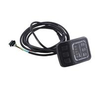 Ujjdwiurgh Electric Bicycle Display G20 LCD Display Control 24V 36V 48V Speed Meter Speedometer Wired SM Connector