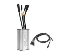Ujjdwiurgh Electric Bike Controller KT-25A Waterproof Sine Wave Controller 36V 48V Brushless 750W with 1T5 Cable 2Pin E-Brakes