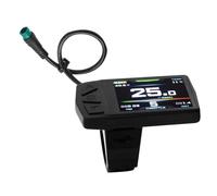 Ujjdwiurgh Electric Bike KT-TF01U LCD Display Meter 24V 36V 48V Waterproof Connection Plug Ebike Intelligent Display with USB