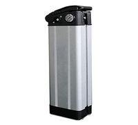 Ujjdwiurgh Electric Bike Plastic Lithium Battery Box 36V/48V/60V Large Capacity 18650 Holder Case Bicycle Accessories, Head