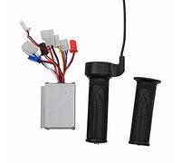 Ujjdwiurgh Electric Bike Scooter Accessories Motor Brushed Controller & Throttle Twist Grip 24V 250W for Electric Scooter Bicycle