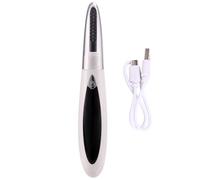 Ujjdwiurgh Electric Heated Eyelash Curler USB Charge Makeup Curling Kit Long Lasting Natural Eye Lash Curler White