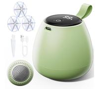 Ujjdwiurgh Electric Lint Shaver Rechargeable Lint Remover,Rechargeable Lint Remover with 2 Replacement Blades,Portable Lint Shaver