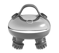 Ujjdwiurgh Electric Scalp Massager Rechargeable Head Massager Scalp Stress Relax Waterproof Handheld Hair Scalp Scratcher B Easy Install Easy to Use