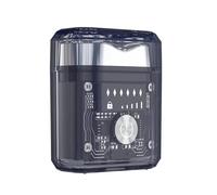 Ujjdwiurgh Electric Shaver Type-C Fast Charging LED Display for Travel Supplies Transparent Black