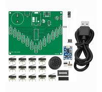 Ujjdwiurgh Electronic Kalimba DIY Kit Parts Pentatonic Scale Instruments Welding Exercises Interesting Circuit Board Parts Kit